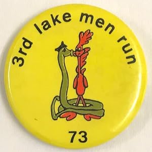 3rd Lake Men Run / 73 [pinback button]