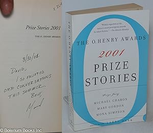 Bild des Verkufers fr Prize Stories 2001, The O. Henry Awards; Edited and with an Introduction by Larry Dark zum Verkauf von Bolerium Books Inc.