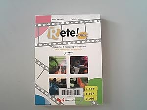 Seller image for Rete! Video: 3 DVD + guida per l'insegnante. Videocorso di italiano per stranieri. Livello elementare / pre-intermedio. for sale by Antiquariat Bookfarm
