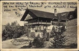 Immagine del venditore per Ansichtskarte / Postkarte Tegernsee in Oberbayern, Haus Sonnwang Kindererholungsheim, Leiterin Dr. Riel venduto da akpool GmbH