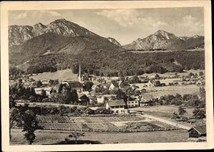 Bild des Verkufers fr Ansichtskarte / Postkarte Bergen im Chiemgau Oberbayern, Gasthof Pension Metzgerei Zum Hochfelln, Inh. Georg Lang, Hochgern zum Verkauf von akpool GmbH