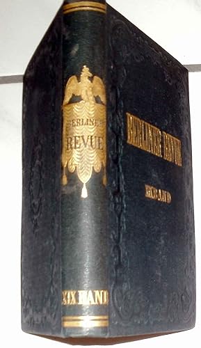 Berliner Revue. XIX. Band - Viertes Quartal 1859. Social-politische Wochenschrift.