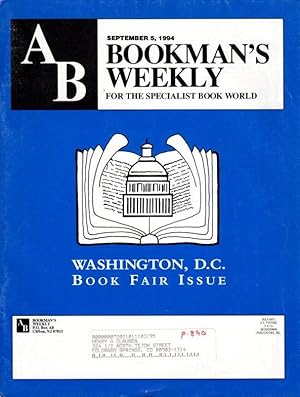 AB Bookman's Weekly: September 5, 1994 (Washington D.C. Book Fair Issue)