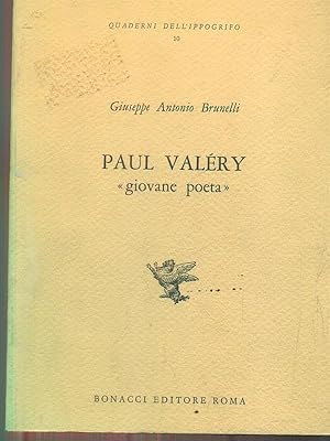 Paul valery. Giovane poeta