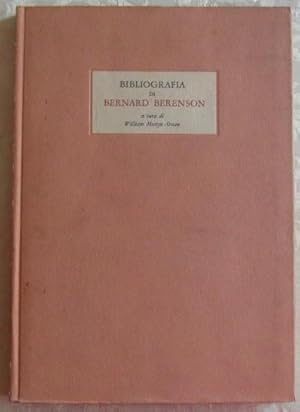 BIBLIOGRAFIA DI BERNARD BERENSON.