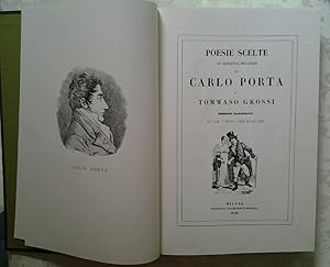 POESIE SCELTE IN DIALETTO MILANESE. EDIZIONE ILLUSTRATA DA F. GONIN, P. RICCARDI, L. SACCHI ED AL...