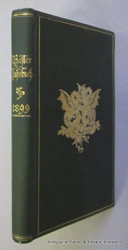 Immagine del venditore per Herausgegeben von Albert Burckhardt, Rudolf Wackernagel u. Albert Geler. Basel, R. Reich, (1898). Mit Tafelabbildungen. Titel, 3 Bl., 312 S. Or.-Lwd. mit Goldprgung; Kapitale minimal berieben. venduto da Jrgen Patzer