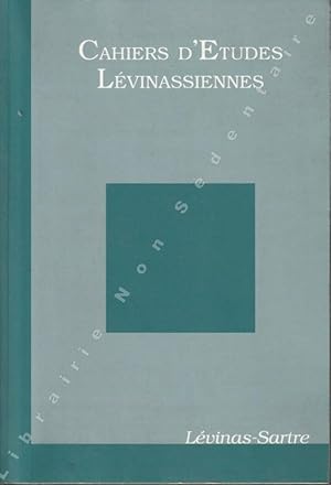 Bild des Verkufers fr Cahier d'Etudes Lvinassiennes - Lvinas-Sartre zum Verkauf von ARTLINK