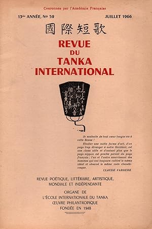 Image du vendeur pour Revue du tanka international,N52 mis en vente par JP Livres