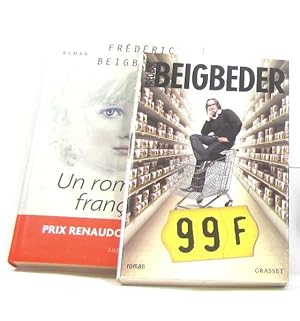 Imagen del vendedor de (Lot de 2 livres) 99 francs - un roman franais a la venta por crealivres