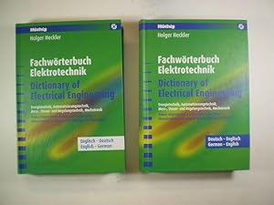 Seller image for Fachwrterbuch Elektrotechnik. Dictionary of Electrical Engineering. Deutsch-Englisch / Englisch-Deutsch for sale by Buchfink Das fahrende Antiquariat