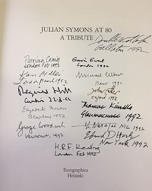 Seller image for Julian Symons at 80: A Tribute for sale by Bhrnheims Literatursalon GmbH