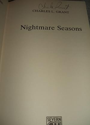 Seller image for Nightmare Seasons for sale by biblioboy