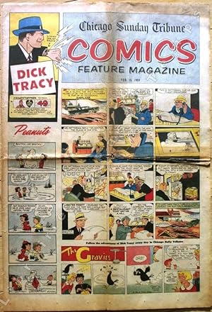 Imagen del vendedor de CHICAGO SUNDAY TRIBUNE - Comics Feature Magazine - Feb. 15 & March 1, 1959. a la venta por Jean-Paul TIVILLIER