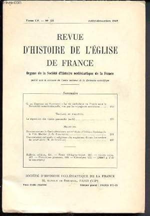 Seller image for Revue d'histoire de l'Eglise de France n155 - Tome LV - Juillet-Dcembre 1969 for sale by Le-Livre