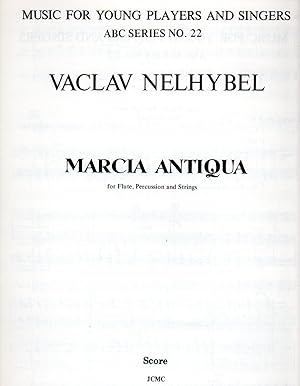 Marcia Antiqua - for Flute, Percussion, and Strings [FULL SCORE ONLY]