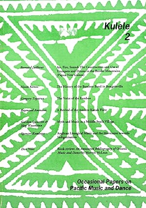 Bild des Verkufers fr Kulele 2: Occasional Papers on Pacific Music and Dance zum Verkauf von Masalai Press