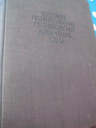 Zeitschrift des Deutschen und Österreichischen Alpenvereins Band 60 Jahrgang 1929