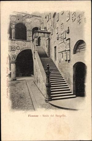 Imagen del vendedor de Ansichtskarte / Postkarte Firenze Florenz Toscana, Scala del Bargello a la venta por akpool GmbH