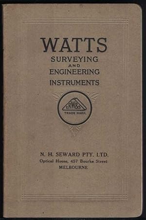 WATTS SURVEYING AND ENGINEERING INSTRUMENTS Catalogue R134