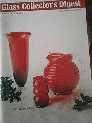 Immagine del venditore per Glass Collector's Digest Vol.VII, No.4- Dec/Jan 1994 venduto da hcmBOOKS