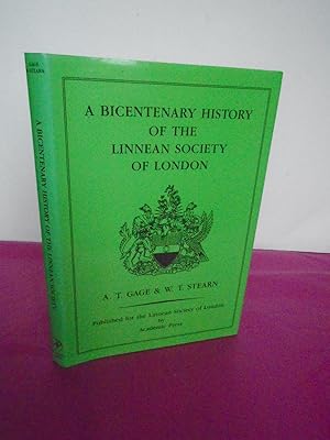 A Bicentenary History of the Linnaean Society of London [signed By the Author, W.T. Stearn]