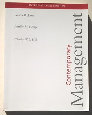 Imagen del vendedor de Contemporary Management. - (McGraw-Hill International Editions Series) a la venta por BuchKunst-Usedom / Kunsthalle