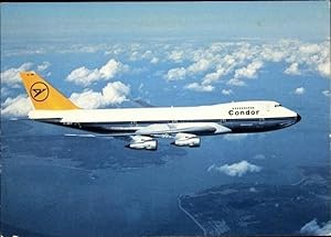 Immagine del venditore per Ansichtskarte / Postkarte Boeing 747-200 Jumbo Jet, Condor, Passagierflugzeug venduto da akpool GmbH