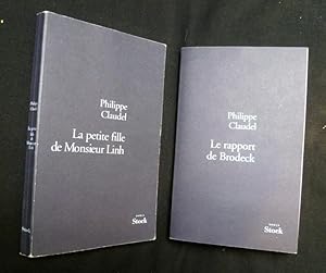 Image du vendeur pour Le rapport de Brodeck. La petite fille de Monsieur Linh (lot de 2 ouvrages de Philippe Claudel) mis en vente par Abraxas-libris