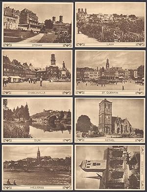 Ansichten aus Nordfrankreich: Charleville, Douai, Dun, Laon, Mézières, Rethel, St. Quentin, Stena...