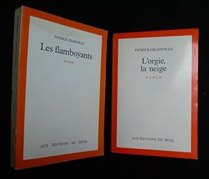 Image du vendeur pour Les flamboyants. L'orgie, la neige (lot de 2 ouvrages de Patrick Grainville) mis en vente par Abraxas-libris