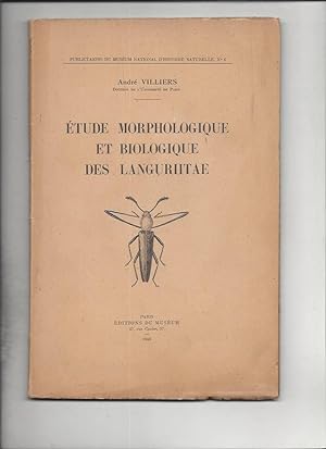 Etude morphologique et biologique des languriitae