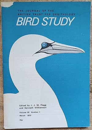 Imagen del vendedor de Bird Study the Journal of the British Trust for Ornithology Volume 20 Number 1 March 1973 a la venta por Shore Books