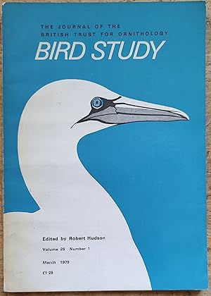 Image du vendeur pour Bird Study the Journal of the British Trust for Ornithology Volume 26 Number 1 March 1979 mis en vente par Shore Books