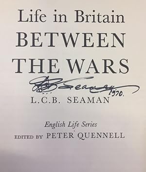 Seller image for Life in Britain. Between the Wars. for sale by Bhrnheims Literatursalon GmbH