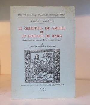 Seller image for Li 'senette' de amore de lo popolo de Baro. Strambuotti e canzuni de lo tiempo ant for sale by BRIMSTONES