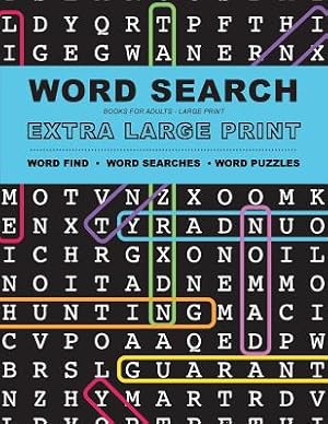 Immagine del venditore per Word Search Books for Adults: Extra Large Print Word Find - Word Searches - And Word Puzzles (Paperback or Softback) venduto da BargainBookStores