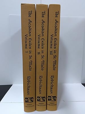 The Acadian Exiles in Saint-Malo 1758-1785 (3 volume set)