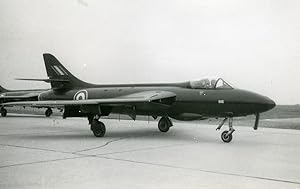 United Kingdom Military Aviation Jet Airplane Old Photo 1960