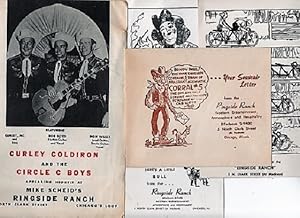 GROUP OF FIVE (5) EPHEMERA FROM THIS HOME OF WESTERN ENTERTAINMENT AT 5 NORTH CLARK STREET, CHICAGO