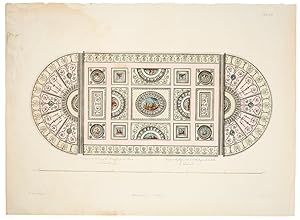 Design of the Ceiling of the Library or Great Room at Kenwood