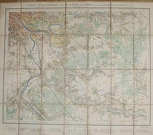 Carte vélocipédique des environs de Paris Sud-Est - 1897