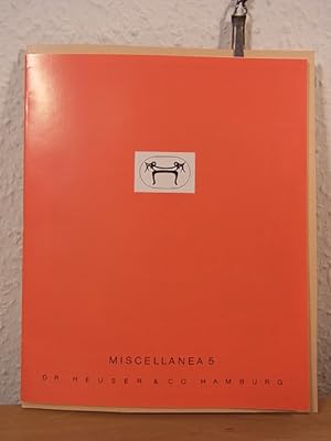 Imagen del vendedor de Miscellanea 5 (Franzsische Kunstkeramik zur Zeit der Impressionisten). Februar 1972 a la venta por Antiquariat Weber