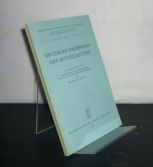 Bild des Verkufers fr Deutsche Fachprosa des Mittelalters. Ausgewhlte Texte. Herausgegeben von Wolfram Schmitt. (= Kleine Texte fr Vorlesungen und bungen, Nr. 190). zum Verkauf von Antiquariat Kretzer