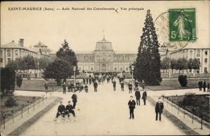 Ansichtskarte / Postkarte Saint Maurice Val de Marne, Asile National des Convalescents, vue prini...
