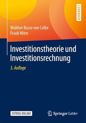 Bild des Verkufers fr Investitionstheorie und Investitionsrechnung zum Verkauf von AHA-BUCH GmbH
