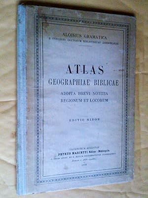 Atlas geographiae biblicae, addita brevi notitia regionum et locorum, edition minor