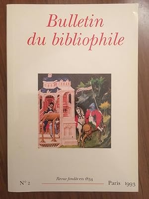 Seller image for Bulletin du Bibliophile 1993 vol.II for sale by Xavier Pollet