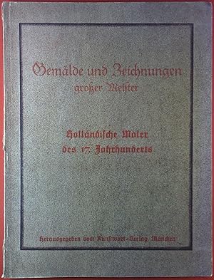 Seller image for Gemlde und Zeichnungen grosser Meister. Hollndische Maler des 17. Jahrhunderts. Acht Kunstdrucktafeln. for sale by biblion2