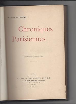 Chroniques parisiennes